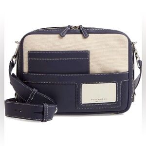 Tory Burch Canvas & Leather Camera Bag